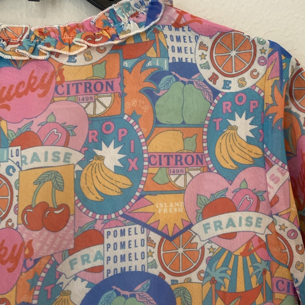 Never Fully Dressed Multicolor Patterned Dress - image 4